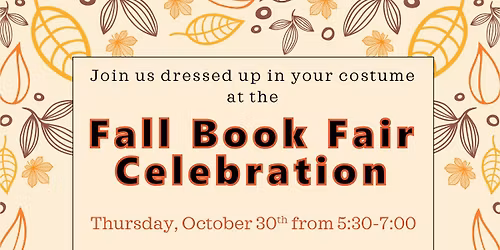 Fall Book Fair & Trick or Treat Celebration