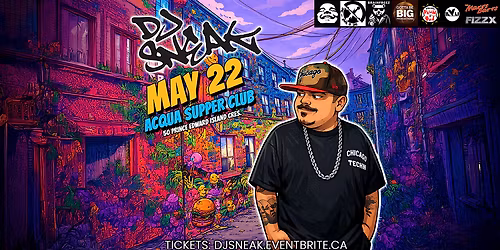 DJ Sneak at Acqua Supper Club - presented by Disco Chips