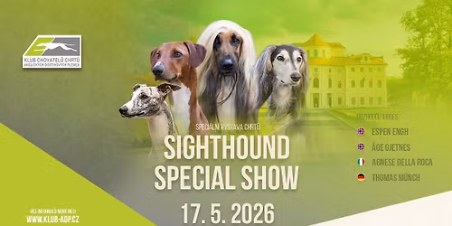 Speci\u00e1ln\u00ed v\u00fdstava chrt\u016f \/ 17. 5. 2026 \/ Z\u00e1mek Liblice