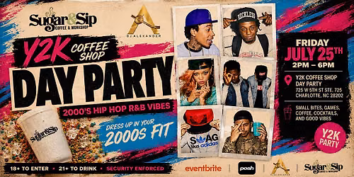 Y2K Coffee Shop Day Party
