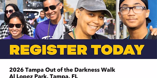2026 Tampa Out of the Darkness Walk