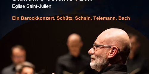 Ein Barockkonzert. Sch\u00fctz, Schein, Telemann, Bach