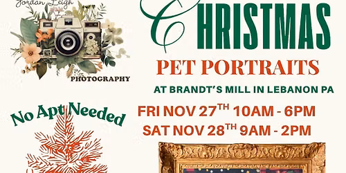Pet Photos with Santa