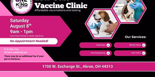 Low-Cost Vaccine Clinic!!