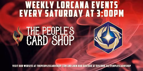 Saturday Disney Lorcana Play Event at The People's Card Shop