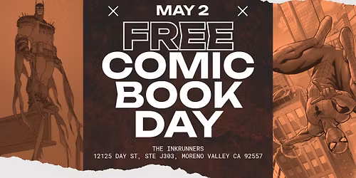 Free Comic Book Day 2026 at The Inkrunners