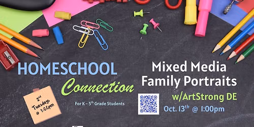 Homeschool Connection: Mixed Media Family Portraits with ArtStrong