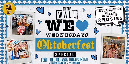 WE LOVE \u2764\ufe0f WEDNESDAYS presents OKTOBERFEST SPECIAL - Chester's BIGGEST Student Night
