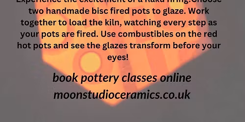 Raku Firing Ceramics - pottery glazing