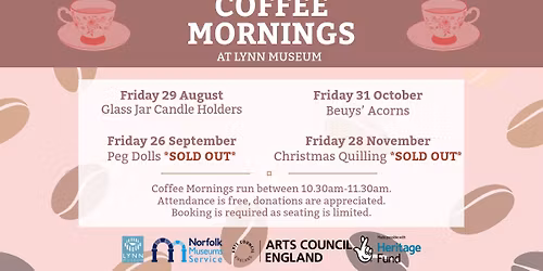 Coffee Mornings July-November 2025