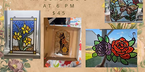 Crushed glass\/resin