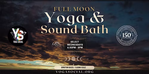 Full Moon - Sunset Skyline Yoga & Sound Bath at Cheesman Park