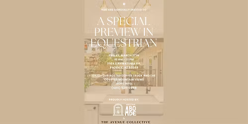 Broker Open with Gabrielle Bruner +  The AZ Abode &  The Avenue Collective