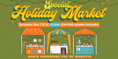 Holiday Pop Ups at Hopping Gnome Brewing