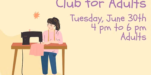 Sew Happy Club for Adults