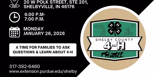 4-H Basics Meeting (Shelby County 4-H)