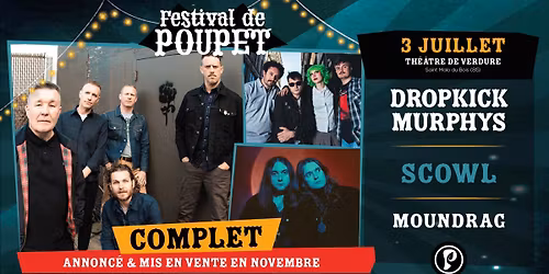 Poupet \u2605 DROPKICK MURPHYS \u2022 SCOWL \u2022 MOUNDRAG