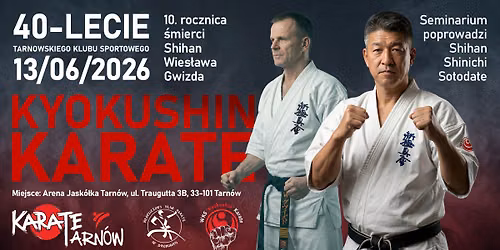 40-lecie TKS Karate Tarn\u00f3w - Seminarium z Shihan Shinichi Sotodate