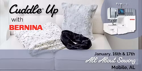 Cuddle\u00ae Up with Bernina 2-Day Workshop: Learn Sewing w\/Cuddle & Serging w\/BERNINA L8 Series Serger