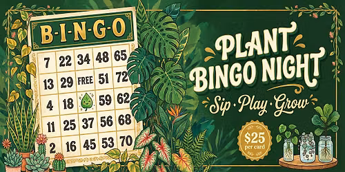 PLANT BINGO NIGHT at Electric Haze in Worcester!