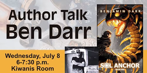 Author Talk: Ben Darr