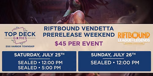 Riftbound Vendetta Pre-Rift Events
