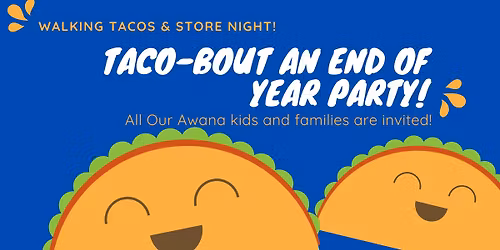 Year-end Awana Family Walking Tacos
