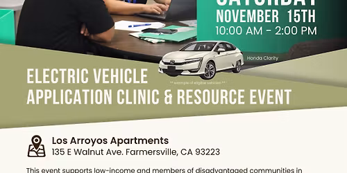 Electric Vehicle Application Clinic & Resource Event