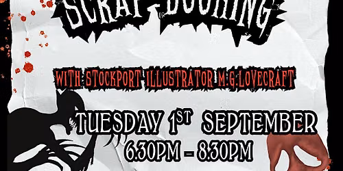 Horror themed scrapbooking club