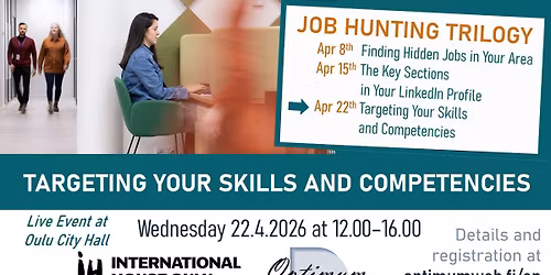 Job Hunting Trilogy III \u2013 Targeting Your Skills and Competencies