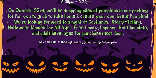 8th Annual Pumpkin Drop and Carving Contest!