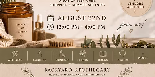 Mid Summer Self Care Pop Up