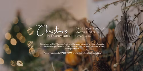 Christmas \/\/ Cr\u0103ciun \u201925 @MATCA Hotel