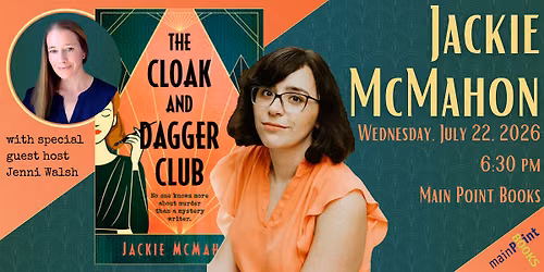 Jackie McMahon with Special Guest Jenni Walsh
