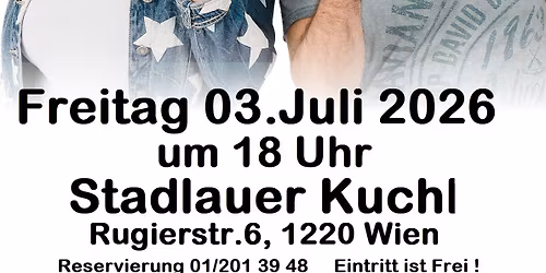 Austropop & Schlager in der Stadlauer Kuchl mit Alex Ribisch & Eveline Schauer LIVE