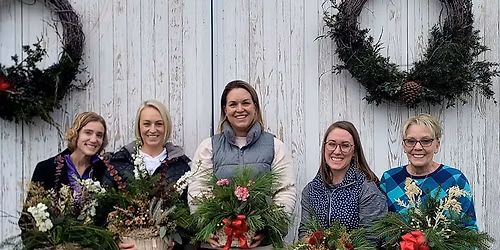 Holiday Centerpiece Making, Horse Carriage Ride & Goat Happy Hour Experience