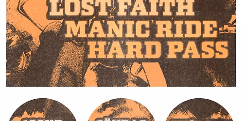 DUNDERJORDEN HARDCORE SUNDAY MATIN\u00c9E: SPEEDWAY + FOR DINNER + LOST FAITH + MANIC RIDE + HARD PASS