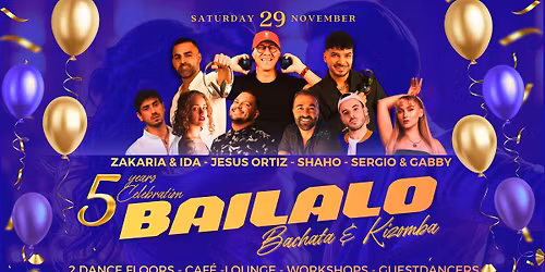 Bailalo \u2013 5-Year Anniversary Celebration!