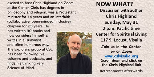 Discussion with Chris Highland