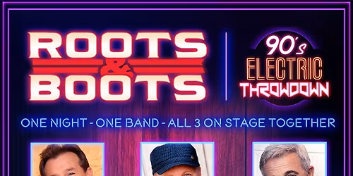 Roots & Boots Tour with Sammy Kershaw, Aaron Tippin & Collin Ray