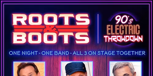 Roots & Boots Tour with Sammy Kershaw, Aaron Tippin & Collin Ray