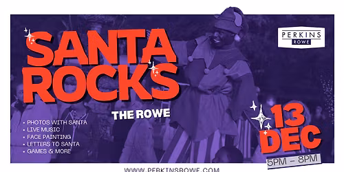 Santa Rocks the Rowe