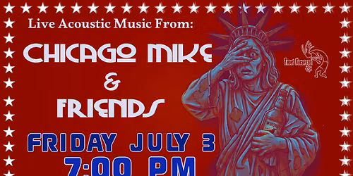 July 3rd Jam with Chicago Mike & Friends! + the Big Daddy burger & apple pie!