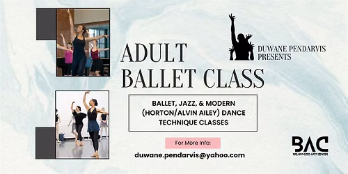Adult Ballet Class