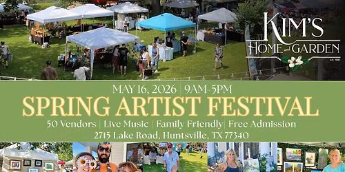 Spring Artsit Festival - 2026!