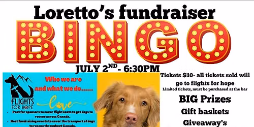 Charity bingo night
