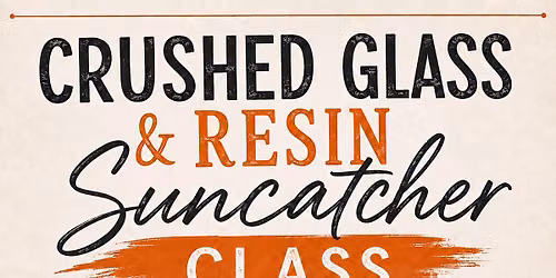 Fall\/Halloween Crushed glass and resin suncatcher