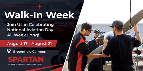 Walk-In Week | August 17-21 | Denver Area