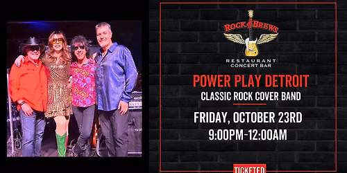 POWER PLAY DETROIT @ Rock & Brews Royal Oak