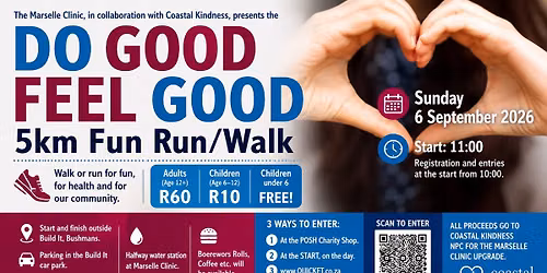 🏃‍♀️ Do Good. Feel Good. FUN RUN ! — Bushmans River